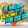GSA Search Engine Ranker Verified Lists 1 Month